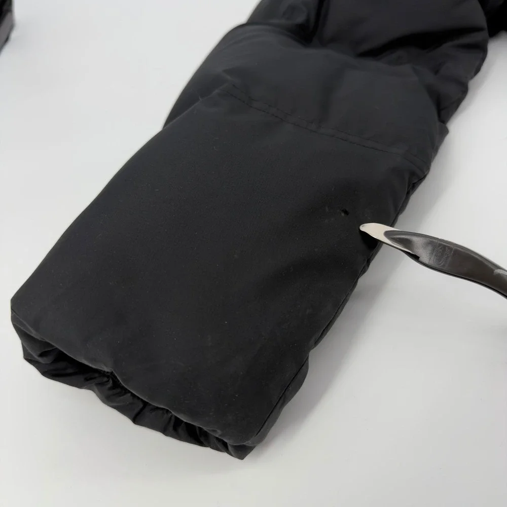 LL Bean Mens‎ Medium Black Downtek Pertex Insulated Puffer Coat Parka No Hood
